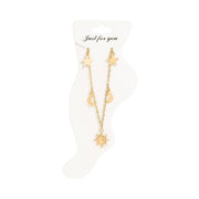 Cosmic Foot Freak Moon & Star Anklet