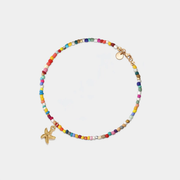 Rainbow Starfish Rave Anklet