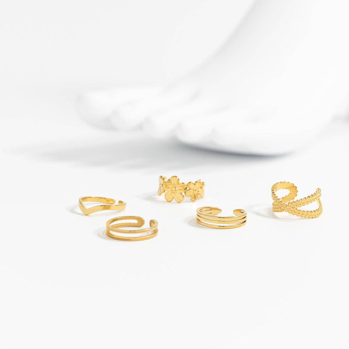 Point Taken Adjustable Toe Ring - Silver