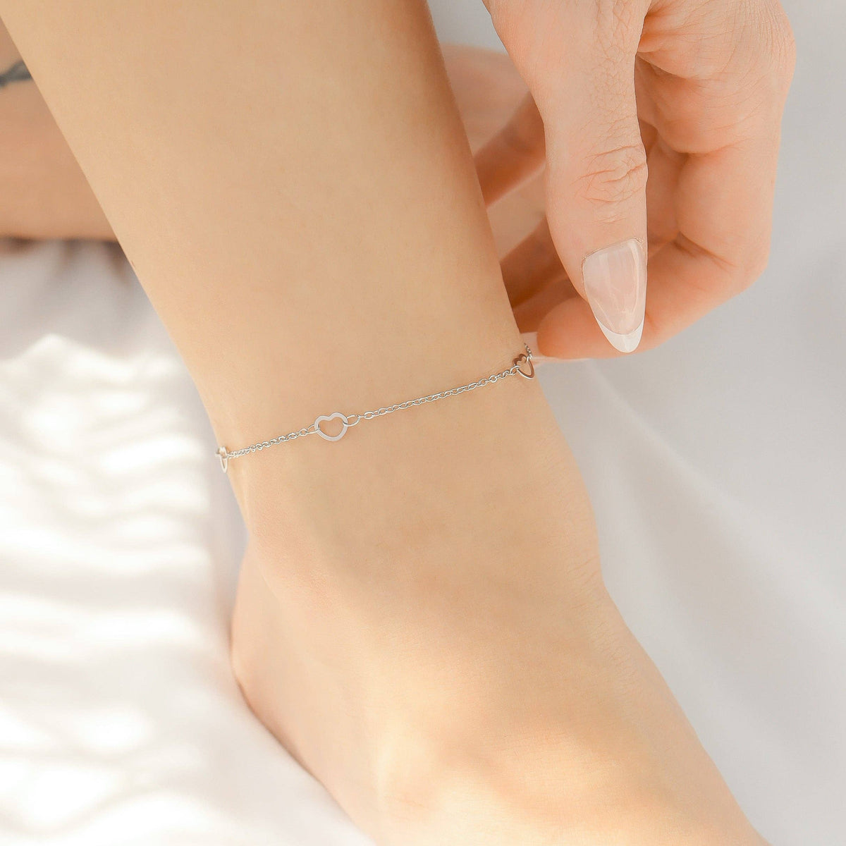 Heart Attack Station Chain Anklet