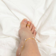 Toe Crossover Event Toe Ring - Silver