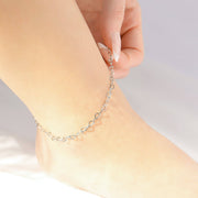 Emotionally Available Linked Hearts Anklet