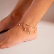 Pearl Clutching Anklet
