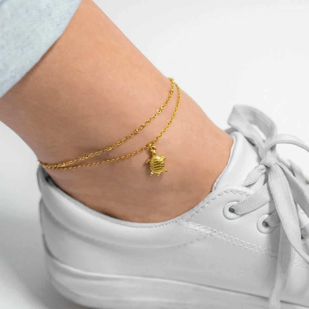 Shell Yeah Sea Turtle Anklet