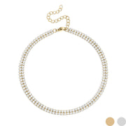 Bedazzled Chaos Double Row Anklet