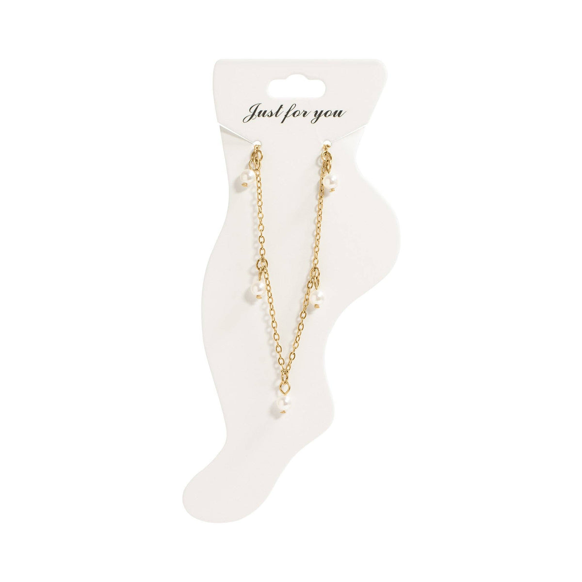 Pearl Clutching Anklet