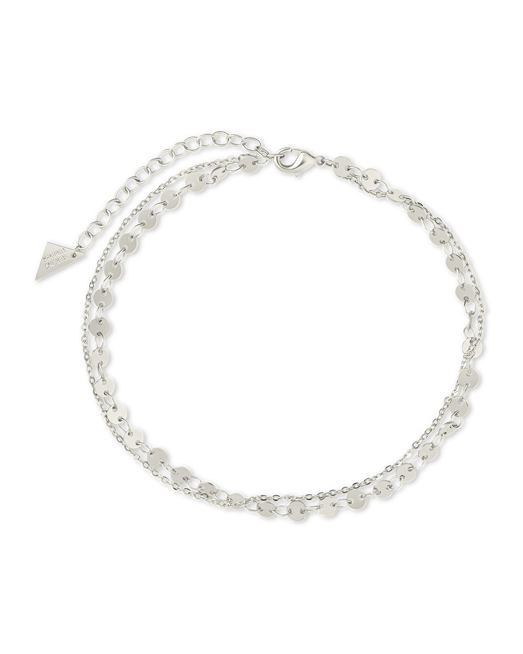 Tiny Disco Layered Disc Anklet