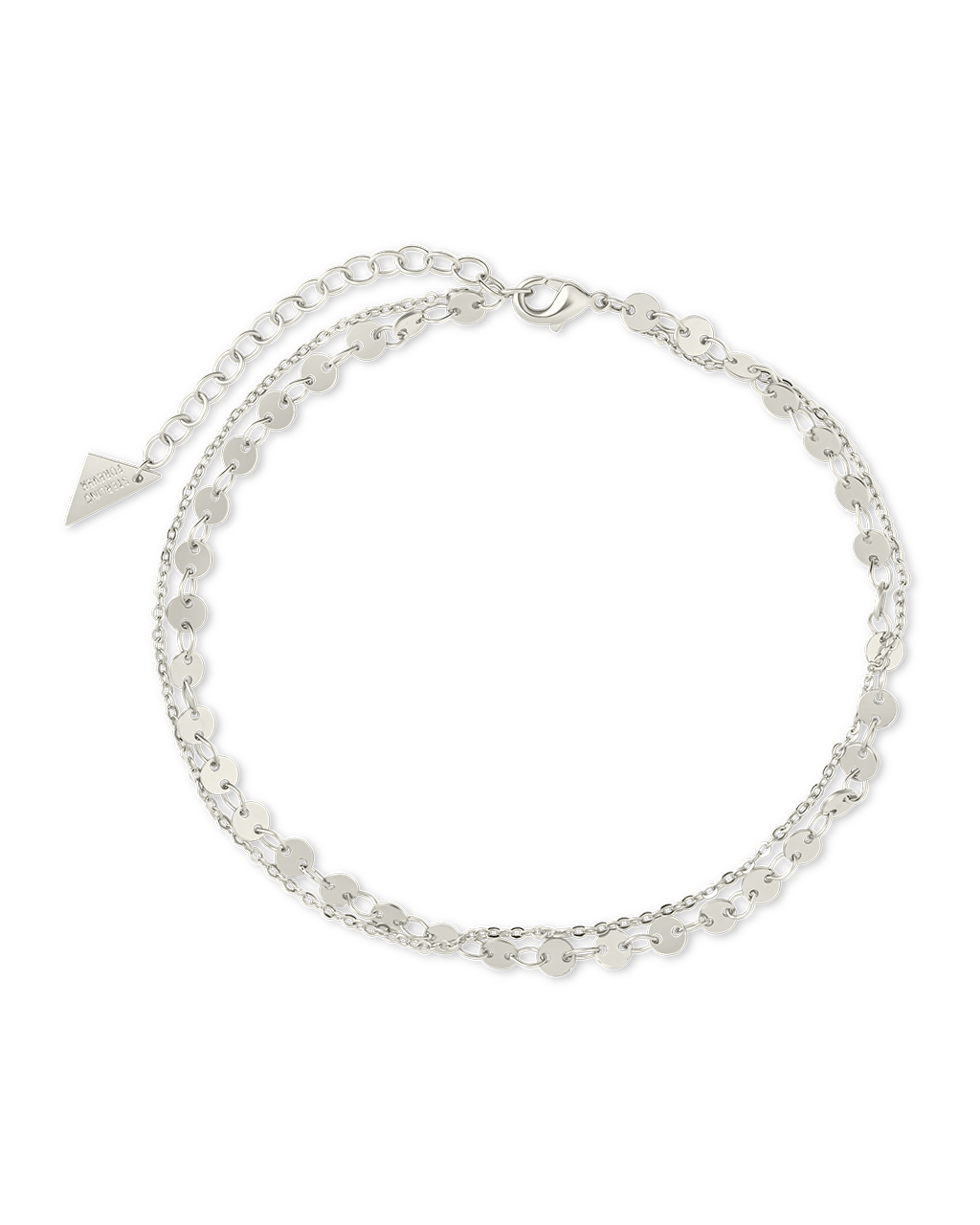 Tiny Disco Layered Disc Anklet