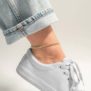 Bedazzled Chaos Double Row Anklet