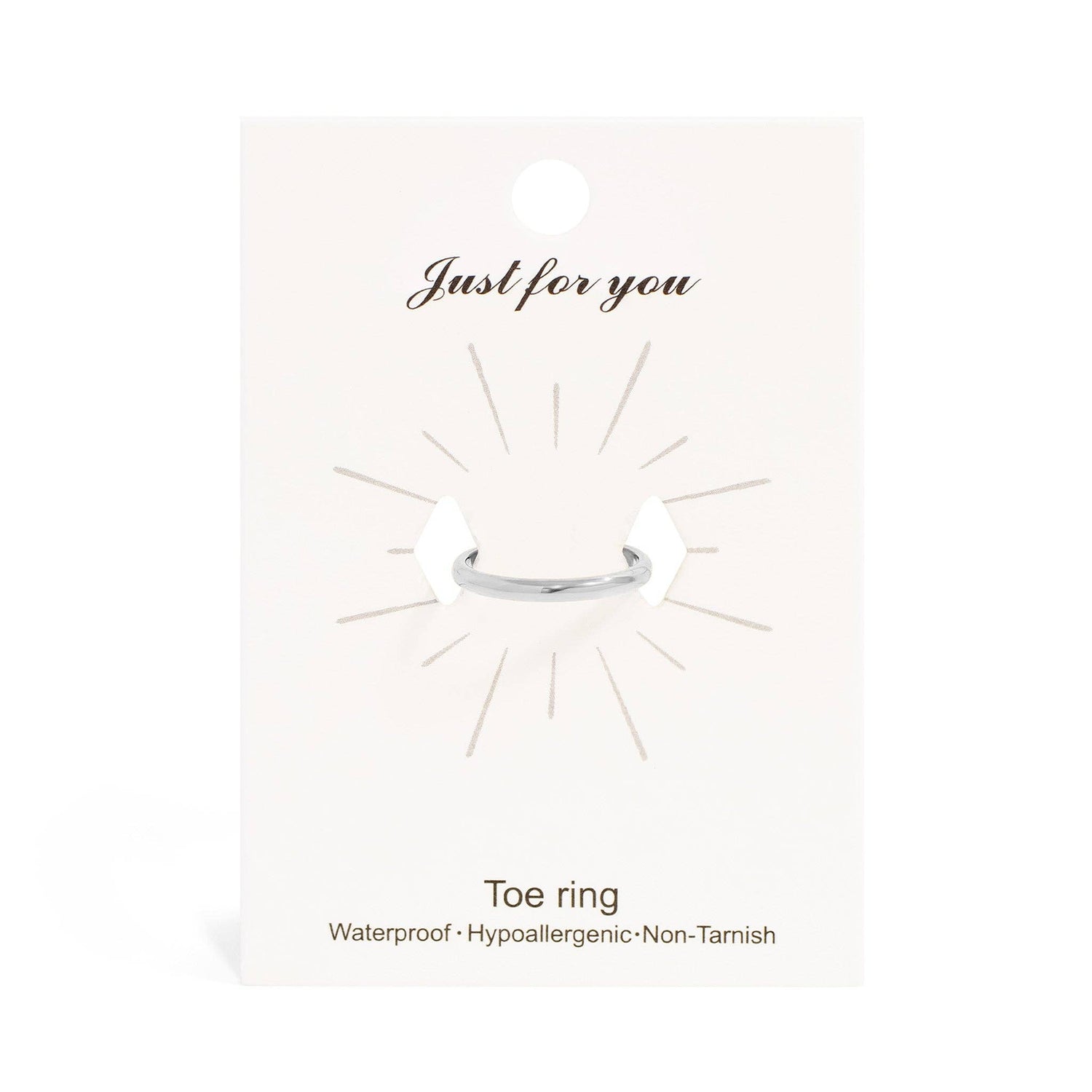 18K Gold PVD Stainless Steel Minimalist Toe Ring