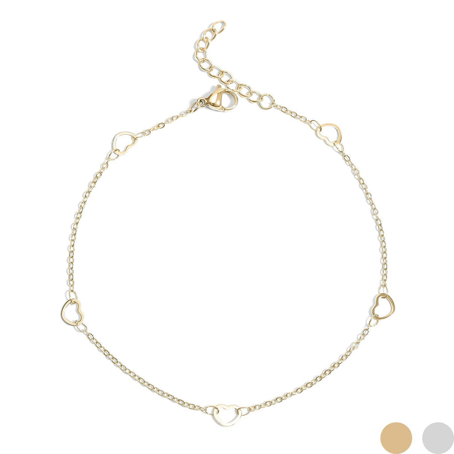 Heart Attack Station Chain Anklet