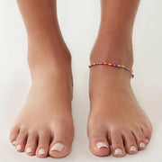 Side Eye Protection Rainbow Anklet