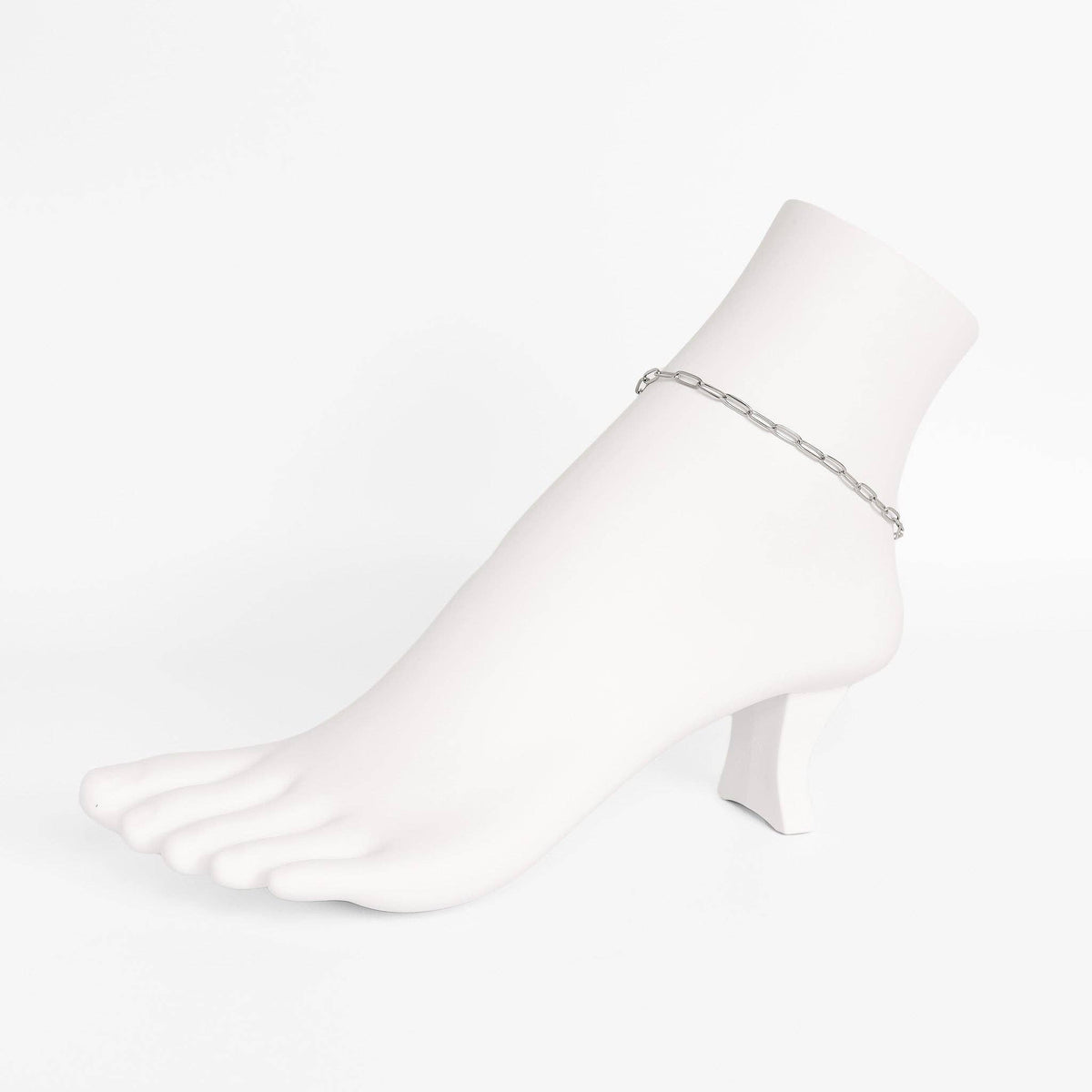 Office Supply Rebellion Paperclip Anklet