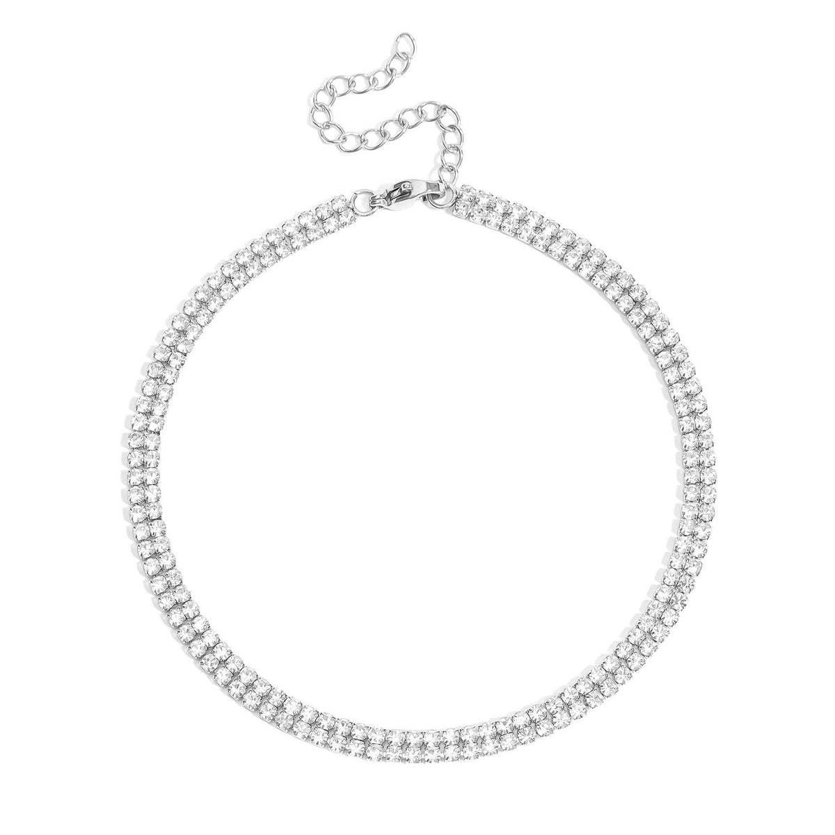Bedazzled Chaos Double Row Anklet