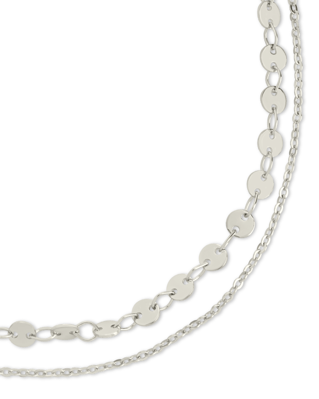 Tiny Disco Layered Disc Anklet