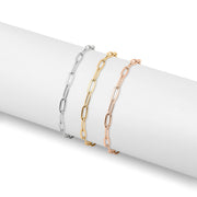 Office Supply Rebellion Paperclip Anklet
