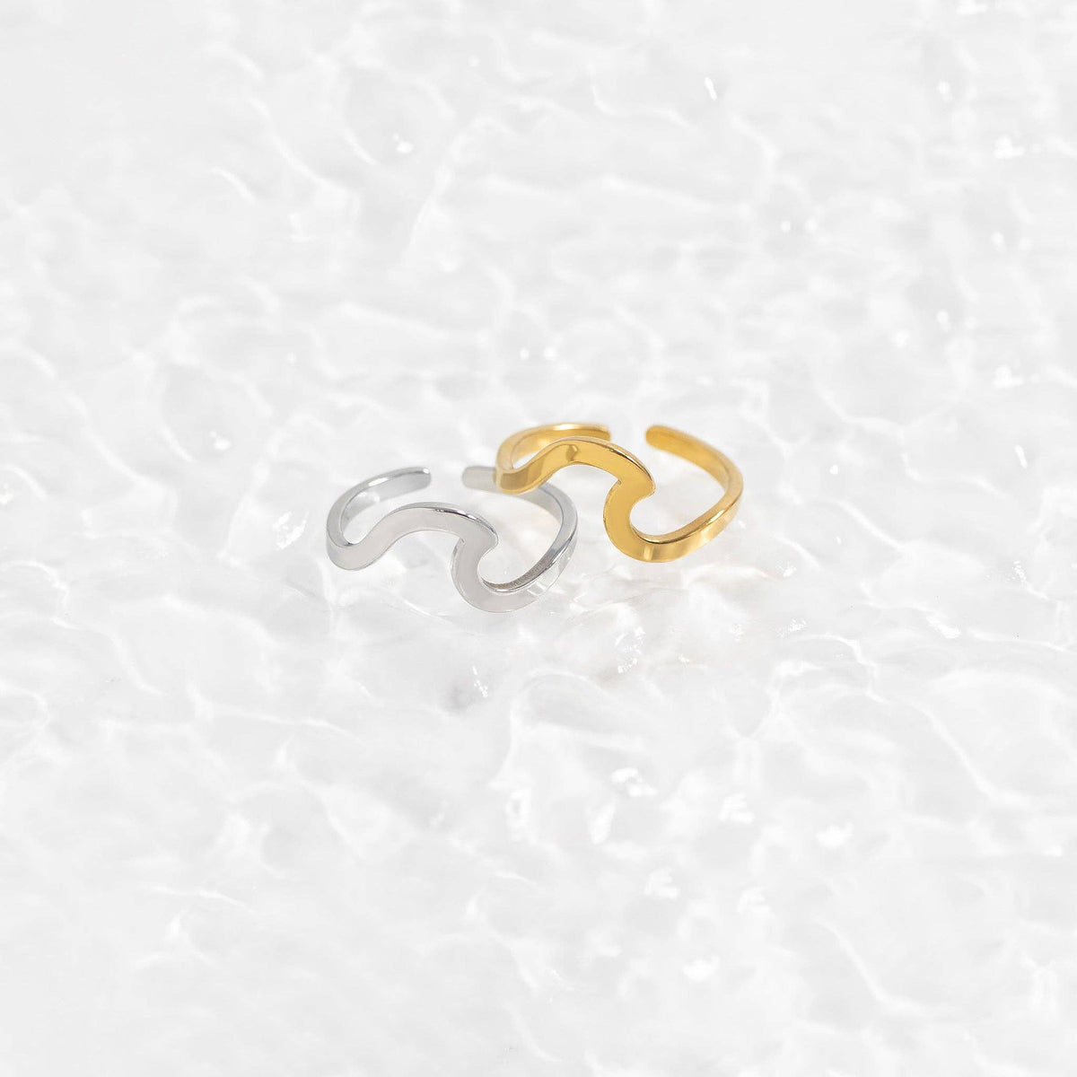 Tsunami of Compliments Adjustable Toe Ring - Silver