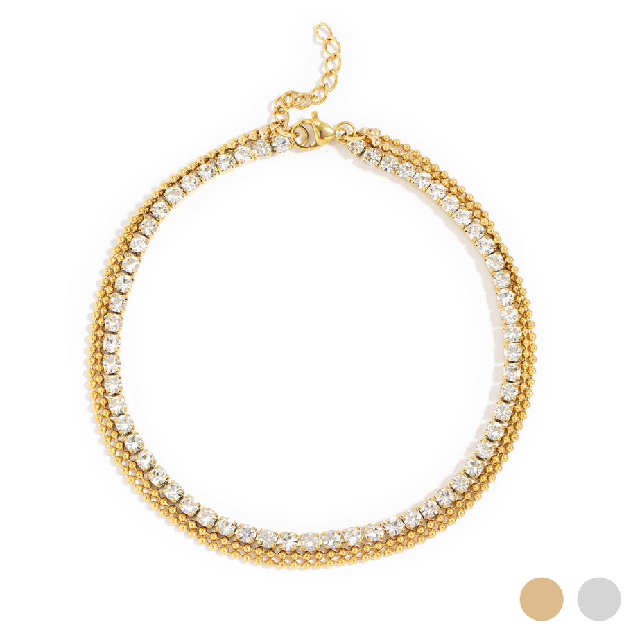 Main Character Energy Triple Chain Anklet