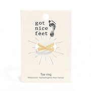 Toe Crossover Event Toe Ring - Silver