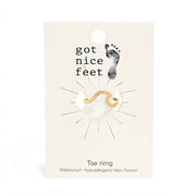 Tsunami of Compliments Adjustable Toe Ring - Silver