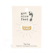 Horizontal Heart Toe Ring – Sideways But Make It Slay - Silver
