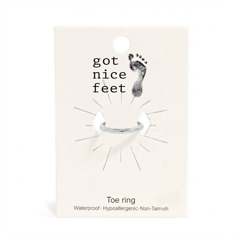 I Have My Shit Together Toe Ring - Silver